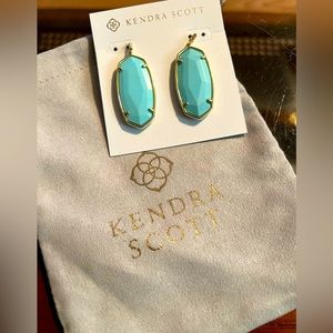 Kendra Scott baby blue earrings. Used once